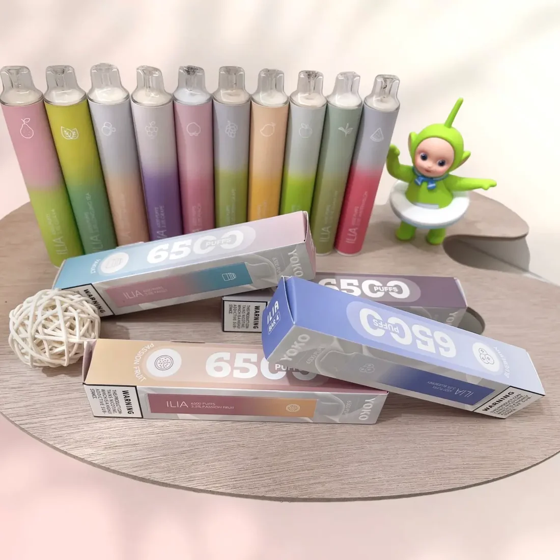 【哩啞新款拋棄式】ILIA BAR4拋棄式-6500口PUFFS拋棄式 一次性電子煙 可充電